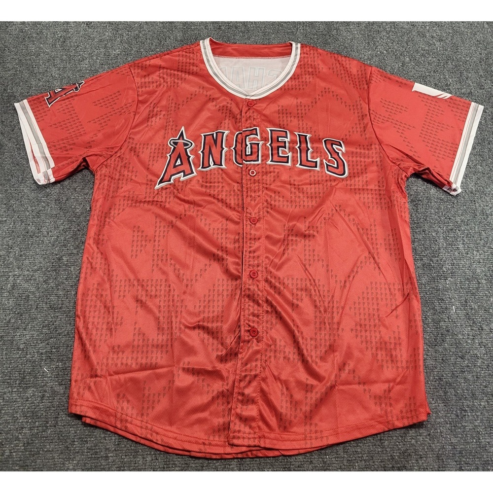 Los Angeles ANAHEIM Angels Jersey #25 Pechanga Sixth Man Adult X-Large Red